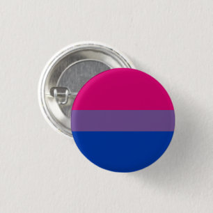 Bisexuelle Stolperflagge Button