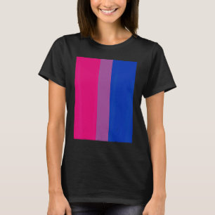Bisexuelle Stolperflagge, gedreht für Bi-Leute, di T-Shirt