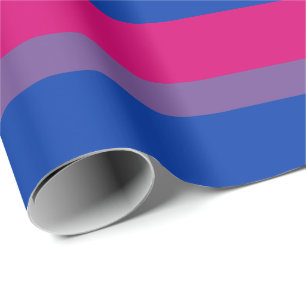 Bisexuelle Stolperflagge Geschenkpapier