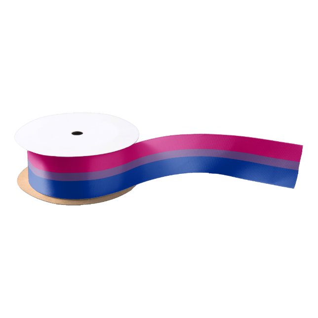 Bisexuelle Stolperflagge Satinband (Spule)