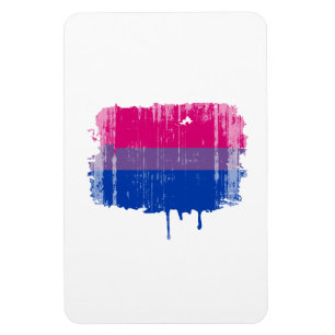 Bisexuelle Stolz-Farben beunruhigt Magnet