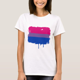 Bisexuelle Stolz-Farben T-Shirt
