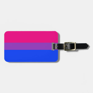 Bisexuelle Stolz-Flagge Gepäckanhänger