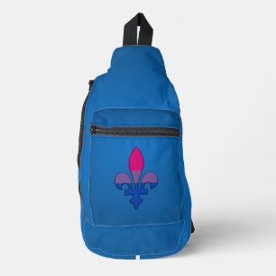 Bisexuelle Stolz fleur-de-lis Crossbody Bag