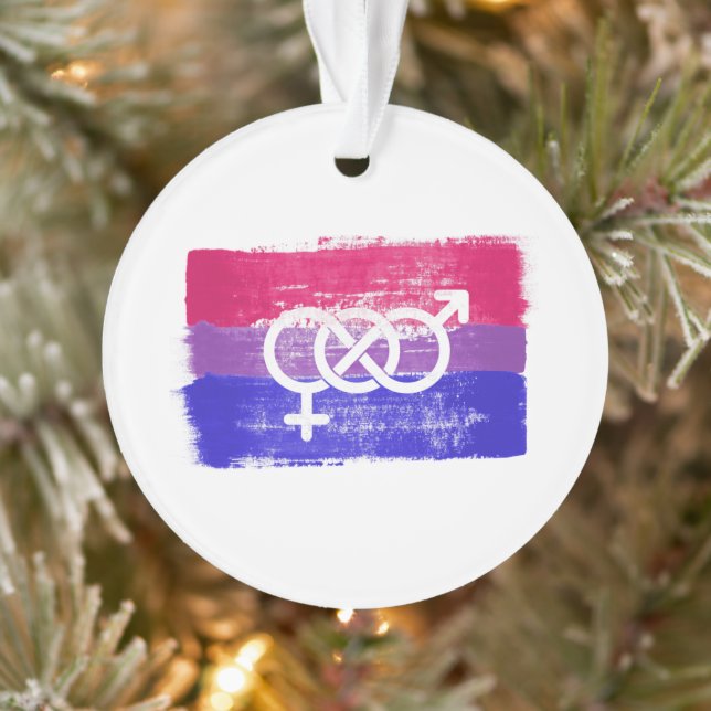 BISEXUELLE SYMBOL-PREISFLAGE ORNAMENT (Baum)