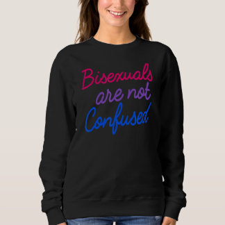 Bisexuelle werden nicht verwechselt trendy Bi Prid Sweatshirt