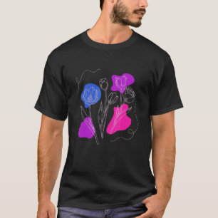 Bisexuelle wild lebende Blume Bi LGB Bisexueller S T-Shirt