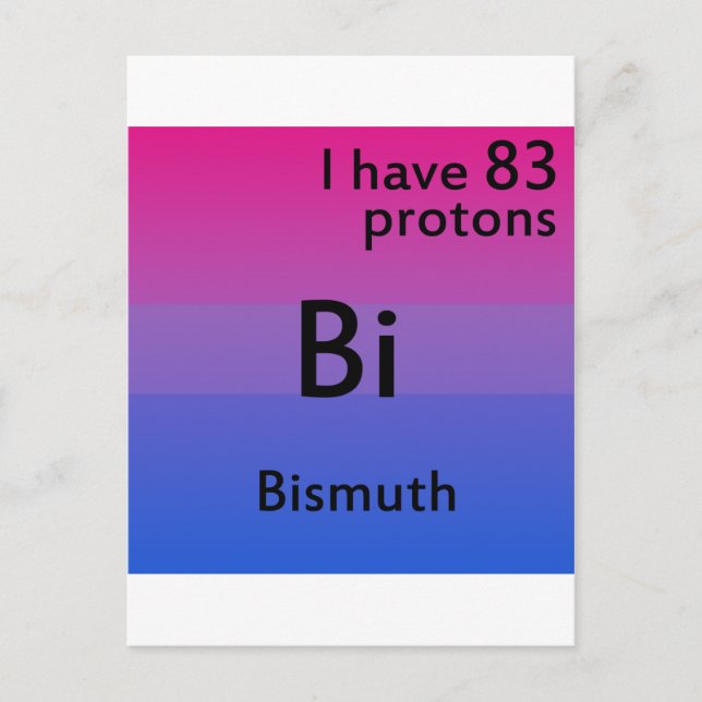 Bisexuelle Wissenschaft Postkarte (Vorderseite)