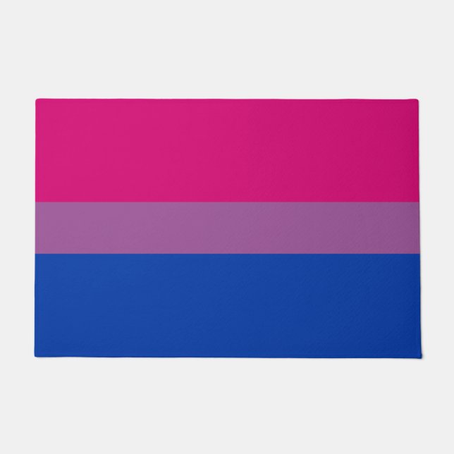 Bisexuellen-Flagge Fußmatte (Vorderseite)