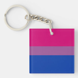 Bisexuellen-Flagge Schlüsselanhänger