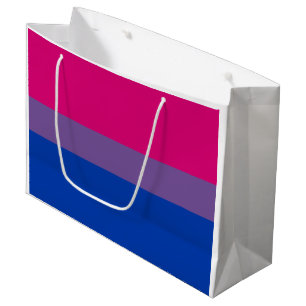 Bisexuellen-Stolz-Flagge Große Geschenktüte