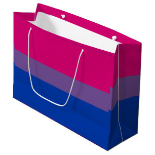 Bisexuellen-Stolz-Flagge Große Geschenktüte