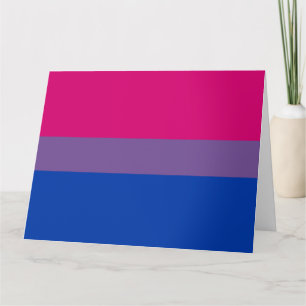 Bisexuellen-Stolz-Flagge Karte