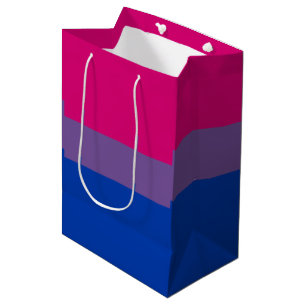 Bisexuellen-Stolz-Flagge Mittlere Geschenktüte