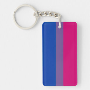Bisexuellen-Stolz-Flagge Schlüsselanhänger