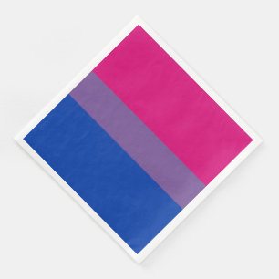 Bisexuellen-Stolz-Flagge Serviette