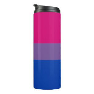 Bisexuellen-Stolz-Flagge Thermosbecher
