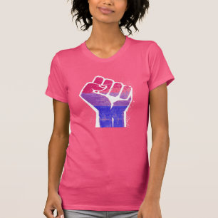 Bisexuellen Stolzfaust T-Shirt
