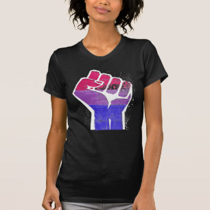 Bisexuellen Stolzfaust T-Shirt