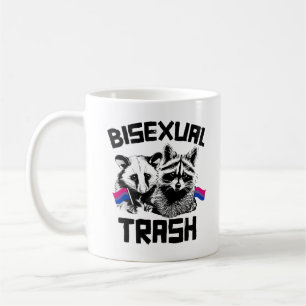 Bisexueller Abfall Raccoon und Possum Kaffeetasse
