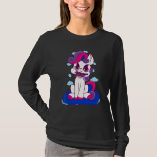 Bisexueller Drachen Feuer Bisexuelle Flagge Lgbt B T-Shirt