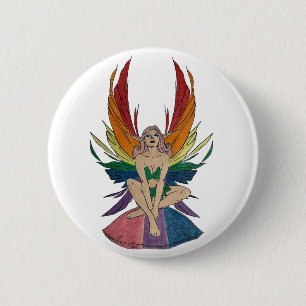 Bisexueller Feen-Knopf Button