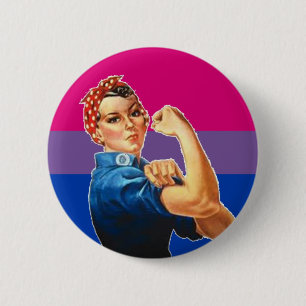 Bisexueller Frauen-Stolz Button