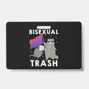 Bisexueller Gay Pride Rainbow LGBT Raccoon Ausweis