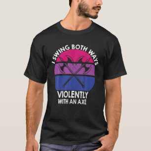 Bisexueller LGBT-Stolz Ich schwinke beide Weitsich T-Shirt
