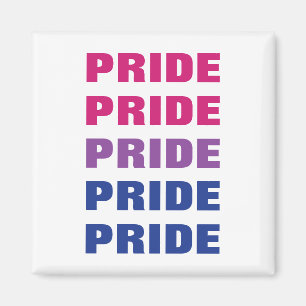 Bisexueller LGBTQ-Pride, anpassbarer, mehrfacher T Magnet