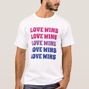 Bisexueller LGBTQ-Pride, anpassbarer, mehrfacher T T-Shirt