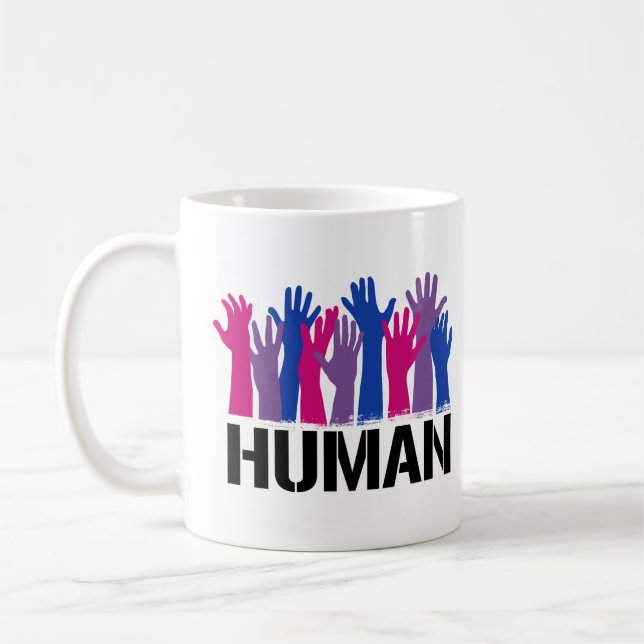 Bisexueller Mensch Kaffeetasse (Links)