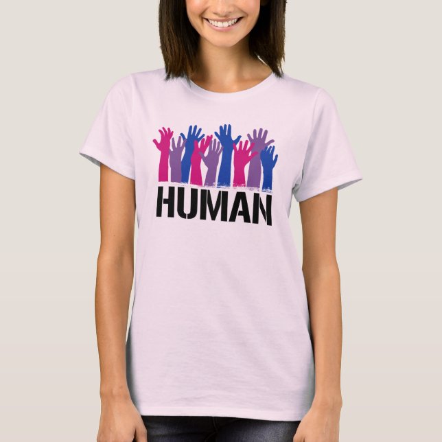 Bisexueller Mensch T-Shirt (Vorderseite)
