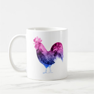 Bisexueller Pride-Hahn Kaffeetasse