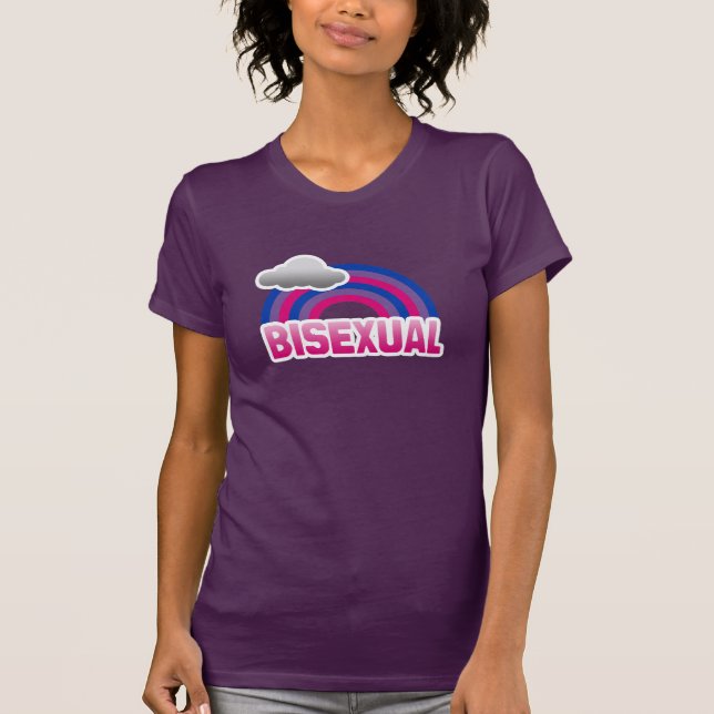 BISEXUELLER RAINBOW T-Shirt (Vorderseite)