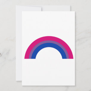 Bisexueller Regenbogen Feiertagskarte