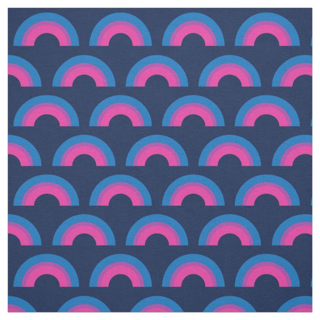 Bisexueller Regenbogen Stoff (Muster)