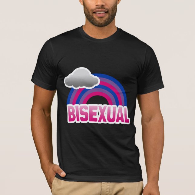 BISEXUELLER REGENBOGEN T-Shirt (Vorderseite)