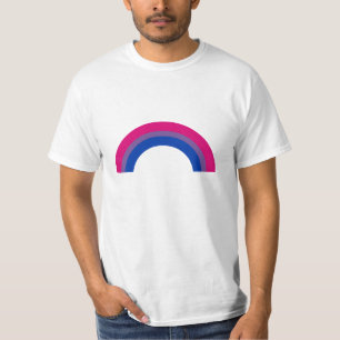 Bisexueller Regenbogen T-Shirt