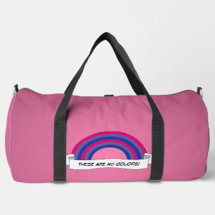 Bisexueller Regenbogenstolz  Duffle Bag