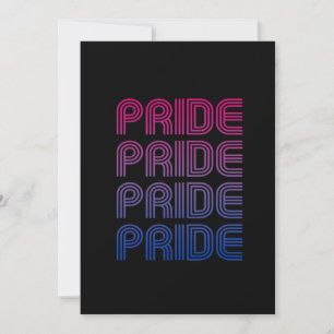 Bisexueller Retro-Stolz Feiertagskarte