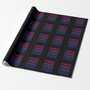Bisexueller Retro-Stolz Geschenkpapier