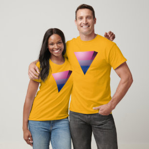 BISEXUELLER STOLZ 3D DREIECK T-Shirt