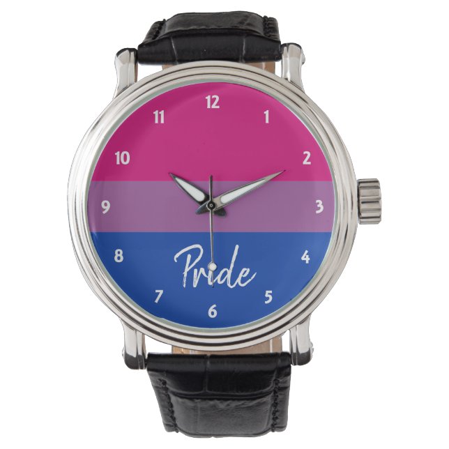 Bisexueller Stolz Armbanduhr (Vorderseite)