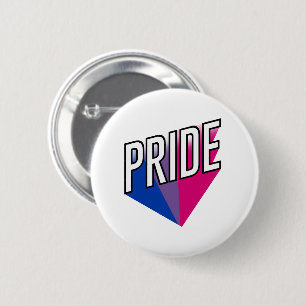 Bisexueller Stolz-Ausbruch Button