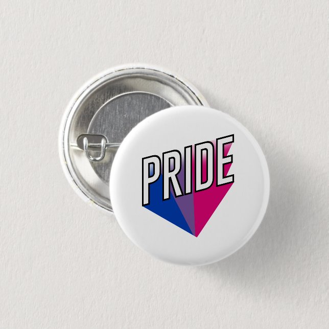 Bisexueller Stolz-Ausbruch Button (Vorne & Hinten)