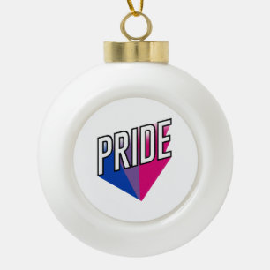 Bisexueller Stolz-Ausbruch Keramik Kugel-Ornament