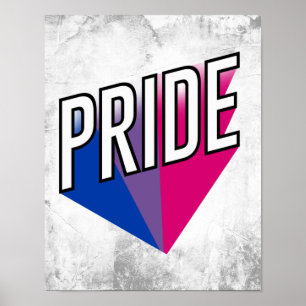 Bisexueller Stolz-Ausbruch Poster