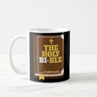 Bisexueller Stolz beleuchtet die heilige Bibel Que Kaffeetasse
