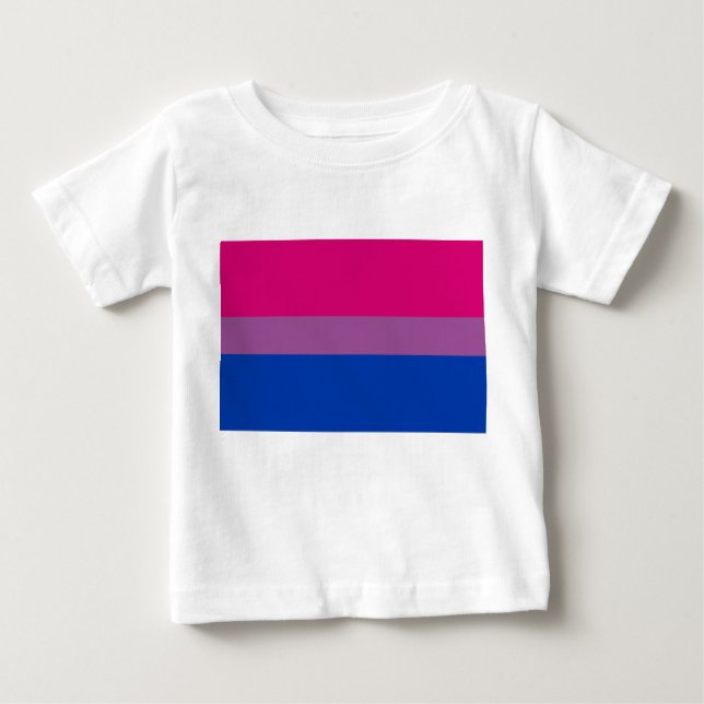 Bisexueller Stolz (Bi-Flagge) Baby T-shirt (Vorderseite)